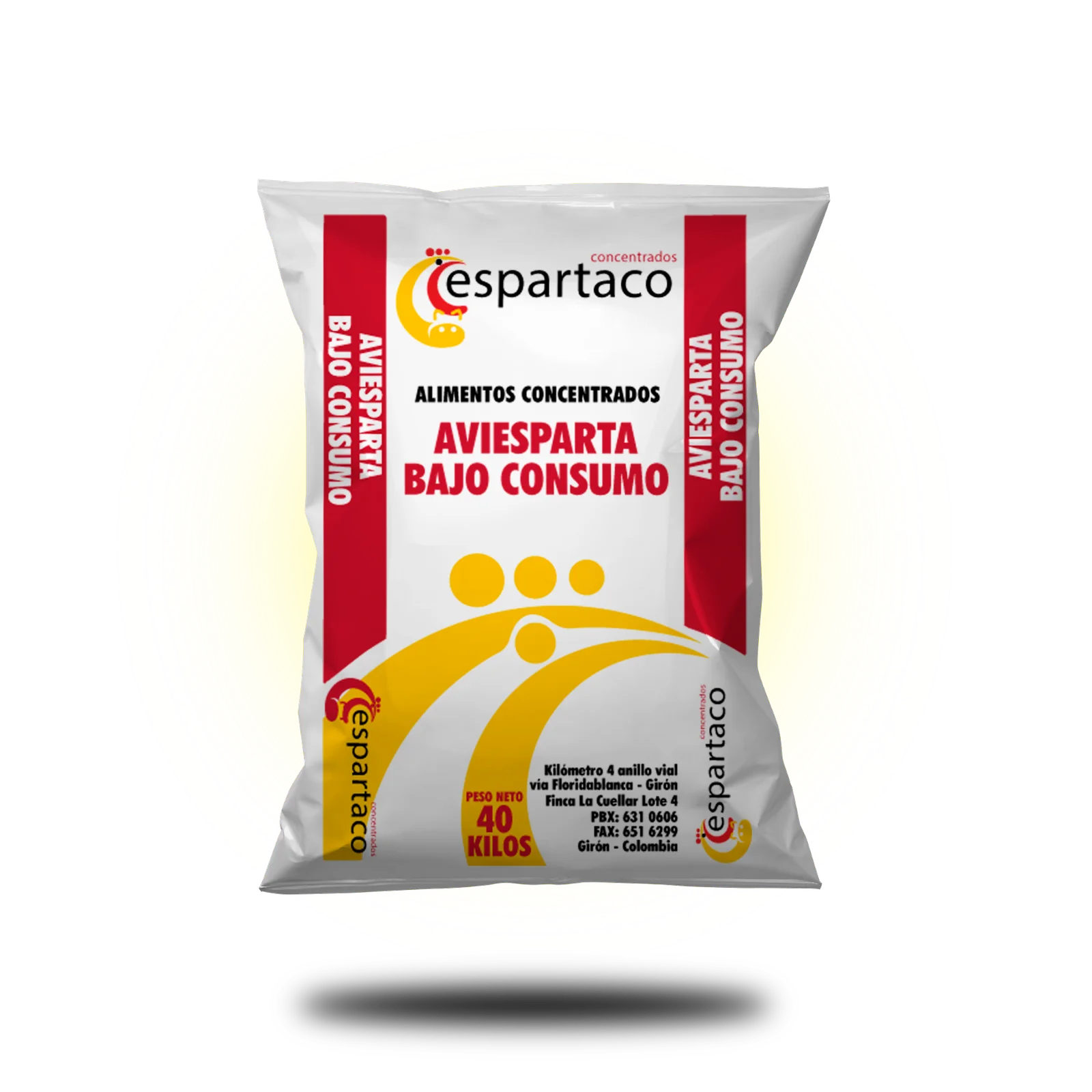 Aviesparta bajo consumo avicultura alimentos concentrados espartaco