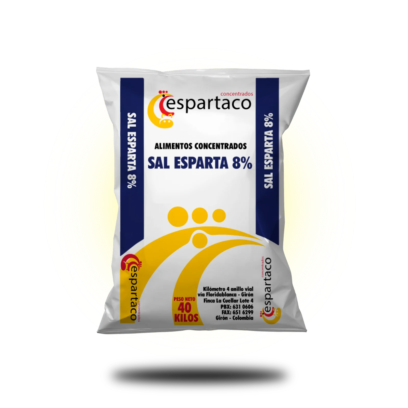 sal esparta 8% ganaderia alimentos concentrados espartaco
